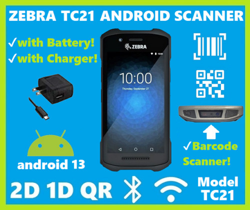 Zebra TC21 / TC26 / TC20 Wireless Android Handheld 2D/1D/QR Barcode Scanners!🔥⭐