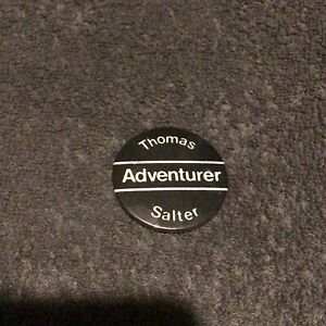 Retro Vintage Thomas Salter adventurer  advertising Badge