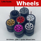 10/10mm 7 Spoke JDM Wheelsets - 1/64 Scale for Hot Wheels