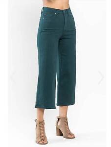 Judy Blue Women's Wide Leg Crop Jean for Women