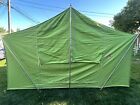 Like kNew Vintage 1974 Coleman American Heritage Canvas Tent 12' x 9' 8490-721