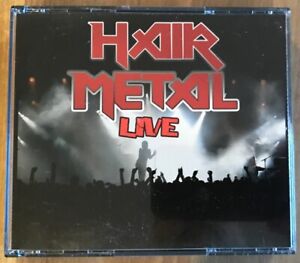 80's HAIR METAL LIVE (DLX) - V/A - 3 CD - BOX SET - Excellent Used Condition