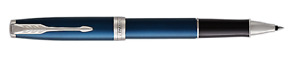 Parker  Sonnet Rollerball Pen Lacquer Blue & Silver New In Box 1931535