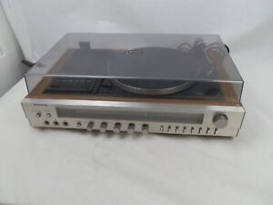 Vintage 1970s Sanyo G2003 Music Centre Radio Turntable & Record Tape Cassette