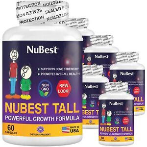 NuBest Tall, Healthy Growth Supplement For Children (5+) & Teens - Pack 6