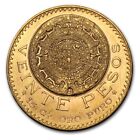 Mexico Gold 20 Pesos AGW .4823 Random Year