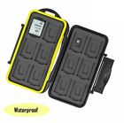 Memory Card Case Holder Storage For 12 SD / 12 Micro SD TF Cards Water Resistant
