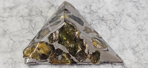 Meteorite Collection Lot 4 Pallasite Crystal Iron Specimens Rik Marston