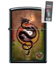 Zippo 09778 Anne Stokes Collection Dragon on Yin Yang Lighter + FLINT PACK