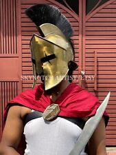 Medieval 300 King Spartan Full Costume/Damage Spartan Helmet/Leg Greaves & Arm