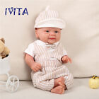 IVITA 14'' Full Silicone Reborn Doll Baby Boy Handmade Toy 1800g Birthday Gift