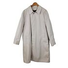 Vintage Men Size 42 R Trench Coat Overcoat Removable Faux Fur liner winter 42R