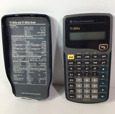 Texas Instruments-TI-30Xa With Cover -Grey/ Black- Solar~FREE SHIPPING