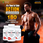 CREATINE Monohydrate 180 Capsules - Treatment Gym - Performance & Muscle Growth