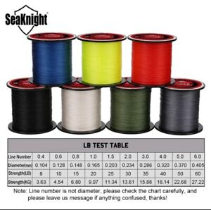 Braided Fishing Line Super Strong PE Saltwater Freshwater Sea Bass 4 Strands
