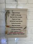 Family Rules Canvas Wall Art Christian Bible Verses