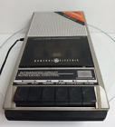 New ListingGeneral Electric Cassette Tape Player Recorder Slim Style Silver Vintage