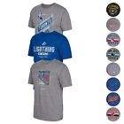 NHL CCM Retro Distressed Team Logo Tri-Blend Premium T-Shirt Collection Men's