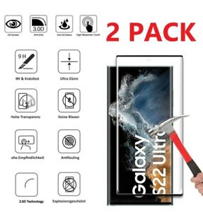 [2-Pack] Tempered Glass Screen Protector For Samsung Galaxy S23/S22 Plus Ultra
