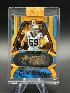 2021 gold standard football Luke Kuechly One Of One Autograph Gold Scripts 🔥🔥