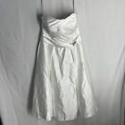 Davids Bridal  Wedding Dress Soft White Sz 16 EUC Style WG3038