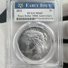 New Listing2021-P Peace Dollar 100th Anniversary PCGS MS69 - Early Issue