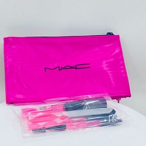 MAC Hypnotizing Holiday Wave Your Wand  5-Pc.(Brush + Bag) Set - New & BOXLESS