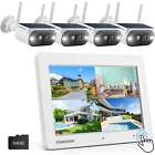 Battery Security Camera System Wireless Home Outdoor Night Vision Solar Panel
