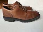 Kenneth Cole REACTION Men's Size 12M Dress Shoes Oxford Brown Leather