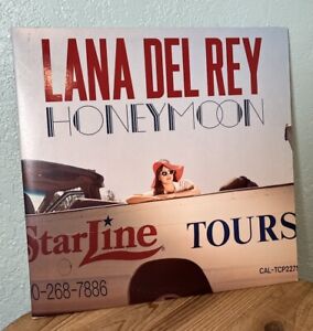 Lana Del Rey HONEYMOON 2LP Transparent Red Vinyl Record  + Booklet  - 2015
