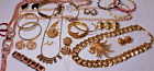 Napier Monet Trifari Stella & Dot Coro Gold Tone Mixed Jewelry Lot