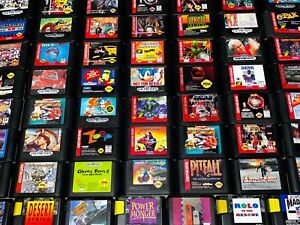 Sega Genesis Original OEM Authentic *Pick Your Game* Cart Only Cleaned Tested