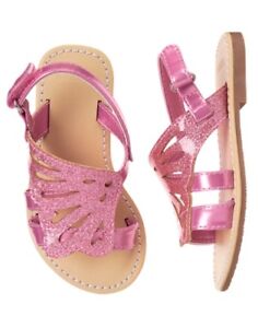 NWT Gymboree Girls Sandals Pink Butterfly 5,6,7,8,9,10,12,13,1,2,3
