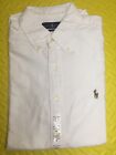 Polo Ralph Lauren Medium Short Sleeve Men's Slim-Fit Oxford Shirt - White