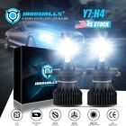 4 Side H4 9003 LED Headlight Bulb Car & Truck High&Low Dual Beam Kit 6500K White (For: 2002 Land Rover Discovery)