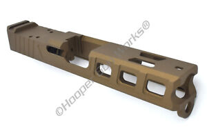 Lightening Cut RMR Slide for Glock 23 40S&W - Burnt Bronze Cerakote Finish