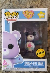 Funko Pop! Care Bears Care-a-Lot Bear 1205 Translucent Glitter CHASE