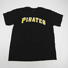 Pittsburgh Pirates Majestic Short Sleeve Shirt Men's Black New
