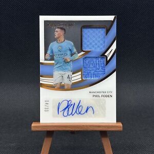 2022-23 Panini Immaculate Manchester City Phil Foden DUAL Patch Auto 20/33