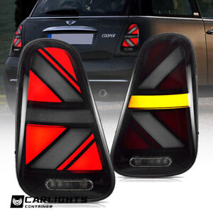 VLAND Clear LED Rear Tail Lights For 2001-2006 Mini Cooper R50 R52 R53 w/Startup (For: More than one vehicle)