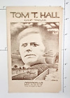 Poster : Hall, Tom T. @ Armadillo World Headquarters; 11.14-15.73; JFKLN