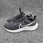 Nike Air Zoom Pegasus 39 Womens 8.5 Black Athletic Running Shoes Sneakers DO9500