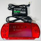 PSP 3000 Radiant Red - Good Gondition - OEM Japan Import US Seller