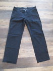 Women's prAna black cotton chino pants sz. 12 long x 34