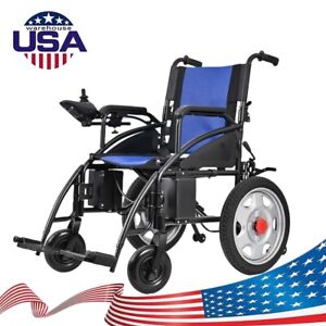 Electric Wheelchair Dual Motors Foldable Aid 265 lb Mobility Scooter
