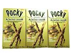 3 Boxes - Glico Pocky Chocolate Cream Almond Crush Covered Biscuit Sticks