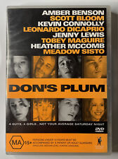 Dons Plum (1999) DVD Movie - Adult Drama High Impact - Leo DiCaprio Toby Maquire
