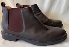 Enzo Tesoti Spain Dark Brown Leather Chelsea Men's Boots, 45, U.S. 12 Worn Twice