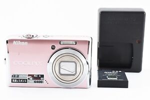 Nikon Coolpix S620 12.2MP Digital Compact Camera Pink [Excellent++] From JAPAN