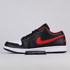 Nike Air Jordan 1 Low White Toe Red 553558-063 Mens Size 9 - 13 Shoes #100B